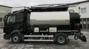 Swemco limbil med tank og spredeutstyr